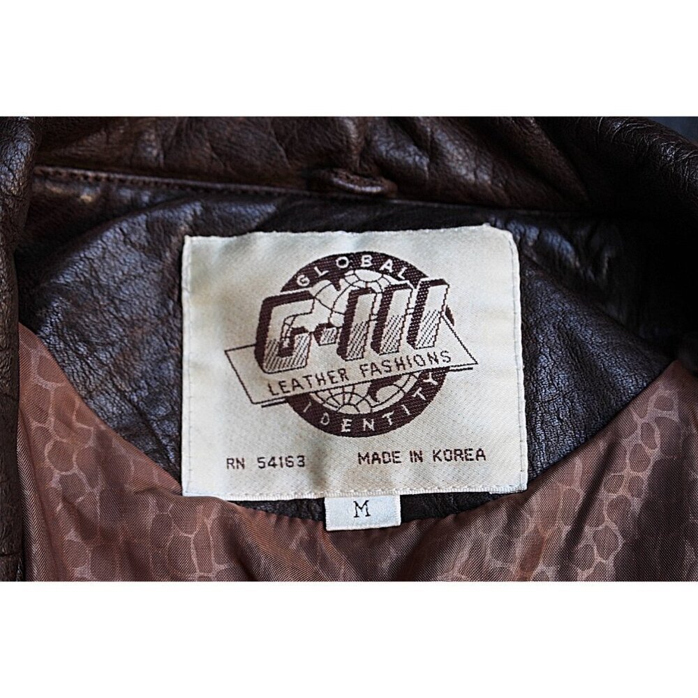 Vintage 1980s Over-the-Top Fringe Leather Bomber Jacket from Aubergine Med - Picture 5 of 15